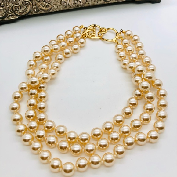 Vintage KENNETH J LANE Pearl Necklace - Picture 12 of 15
